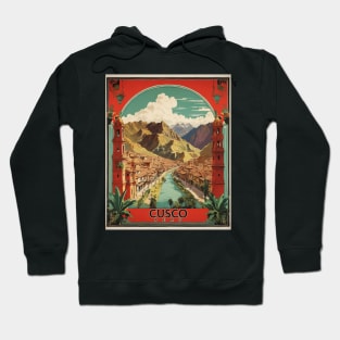 Cusco Peru Tourism Vintage Poster 2 Hoodie